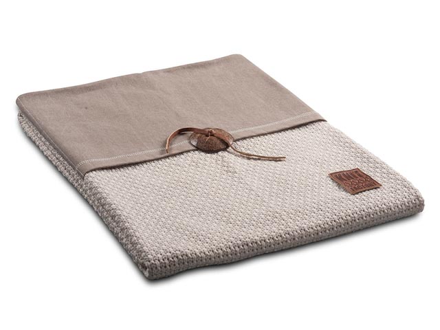 Barley plaid gerstekorrel beige | Knit Factory