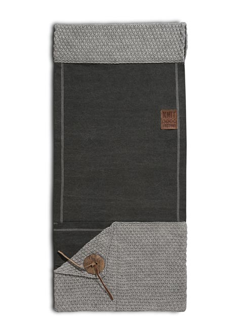 Barley pocket gerstekorrel lichgrijs | Knit Factory