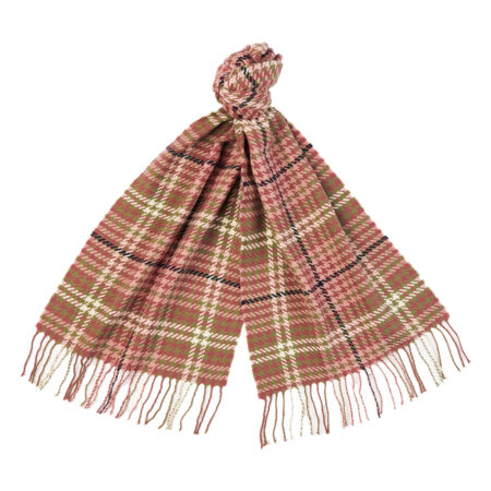 Barmack tartan scarf Midnight Berry | Barbour