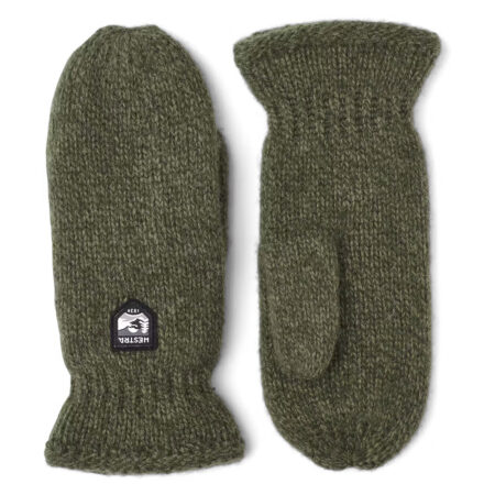 Basic wool glove Mitt olive | Hestra