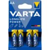 Batterij AA 4x Varta Alkaline Longlife Power | Varta