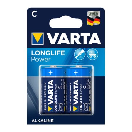Batterij c 2x varta alkaline longlife power | Varta