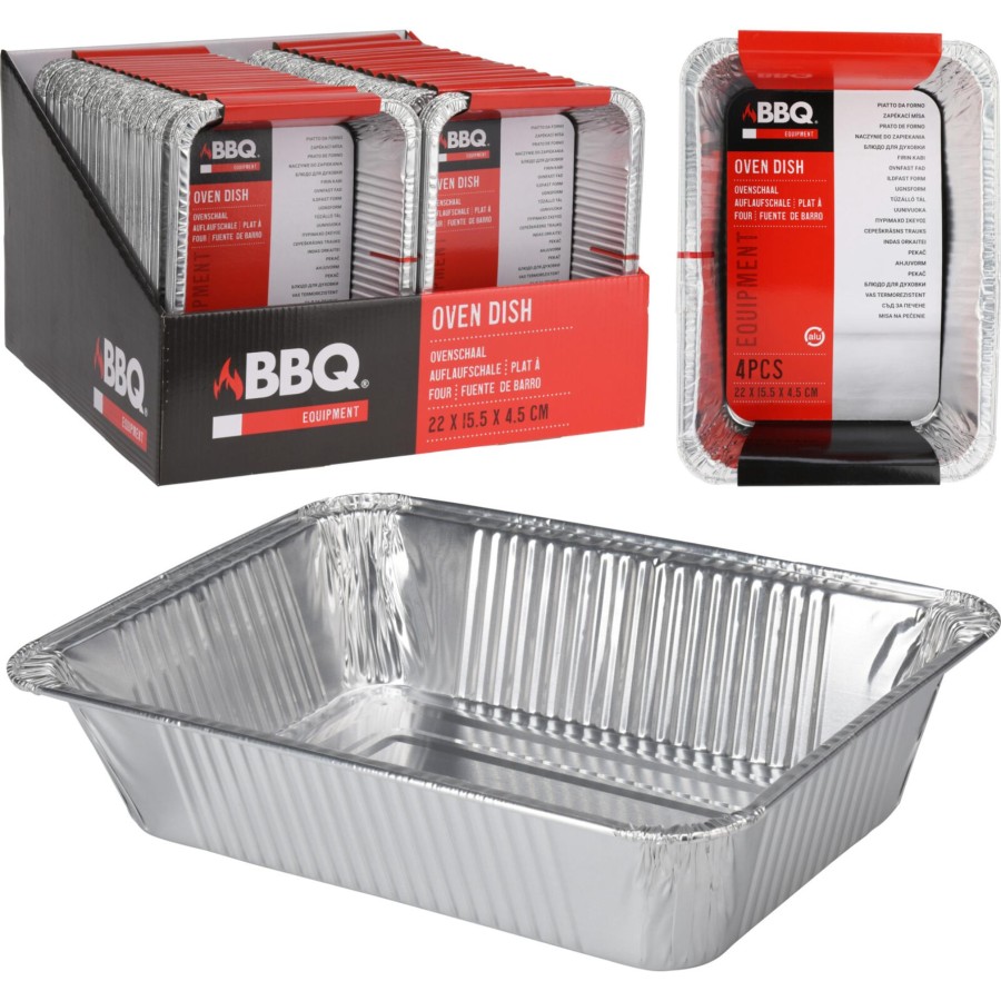 Bbq Bereidingsbak Set Van 4 Stuks |