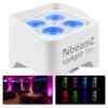 BeamZ BBP90W Uplight PAR spot op accu met 4x 4W LED's Wit | BeamZ