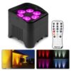 BeamZ BBP96S accu Uplight met 6x 12W LED's en draadloze DMX | BeamZ