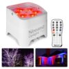 BeamZ BBP96SW Battery Uplight Par 6x12W WDMX | BeamZ