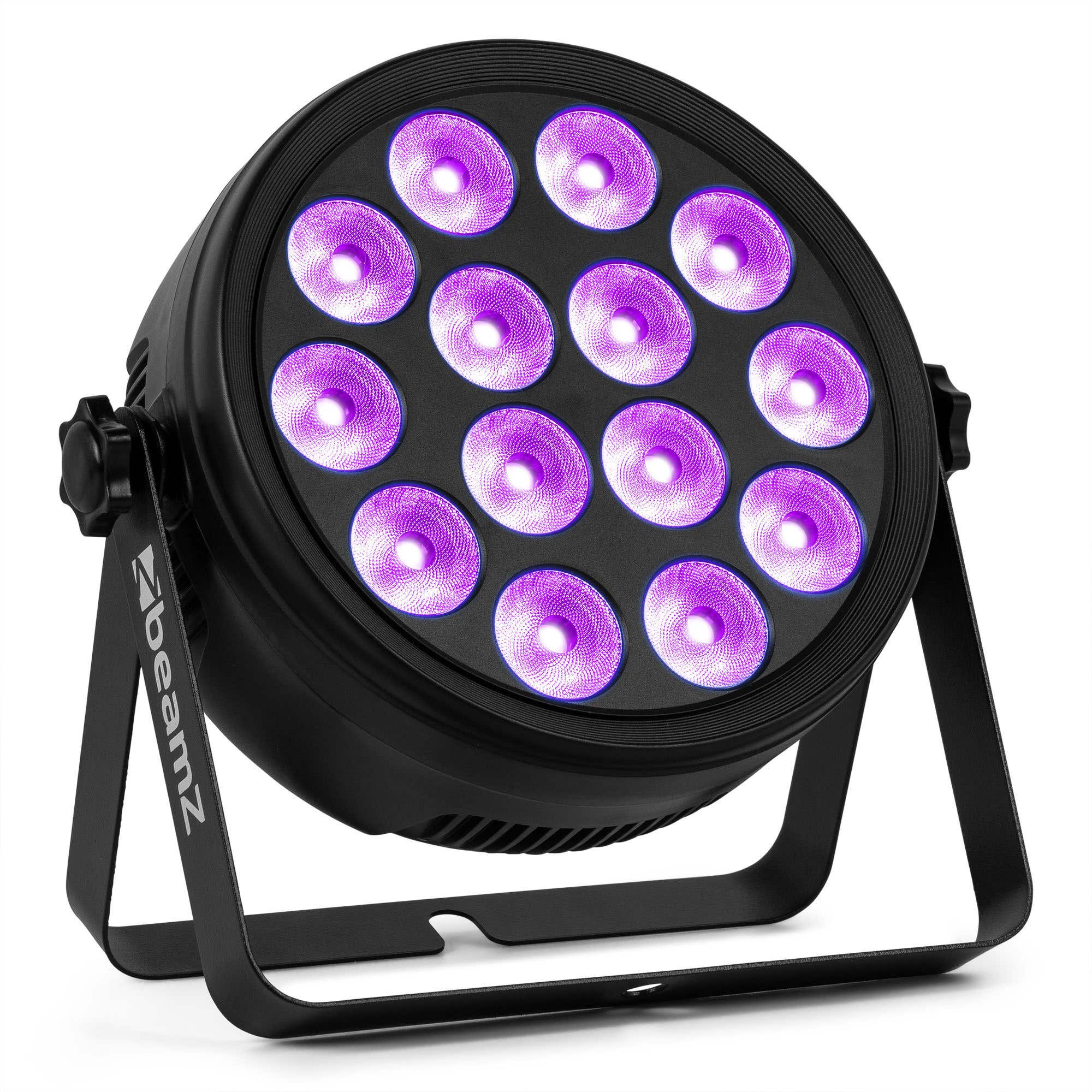 BeamZ BCC165 LED PAR - PAR spot met 14x 4W RGBAW-UV LED's - Blacklight | BeamZ