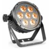 BeamZ BT280 LED flatpar met 7x 10W RGBW_UV LED's incl. remote | BeamZ