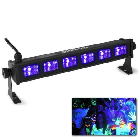 BeamZ BUV63 compacte LED Blacklight BAR met 6x 3W LED's | BeamZ