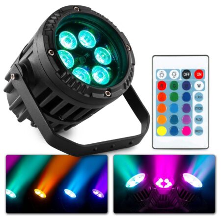 BeamZ BWA63 AluPar waterdichte LED par - 6x 3W | BeamZ