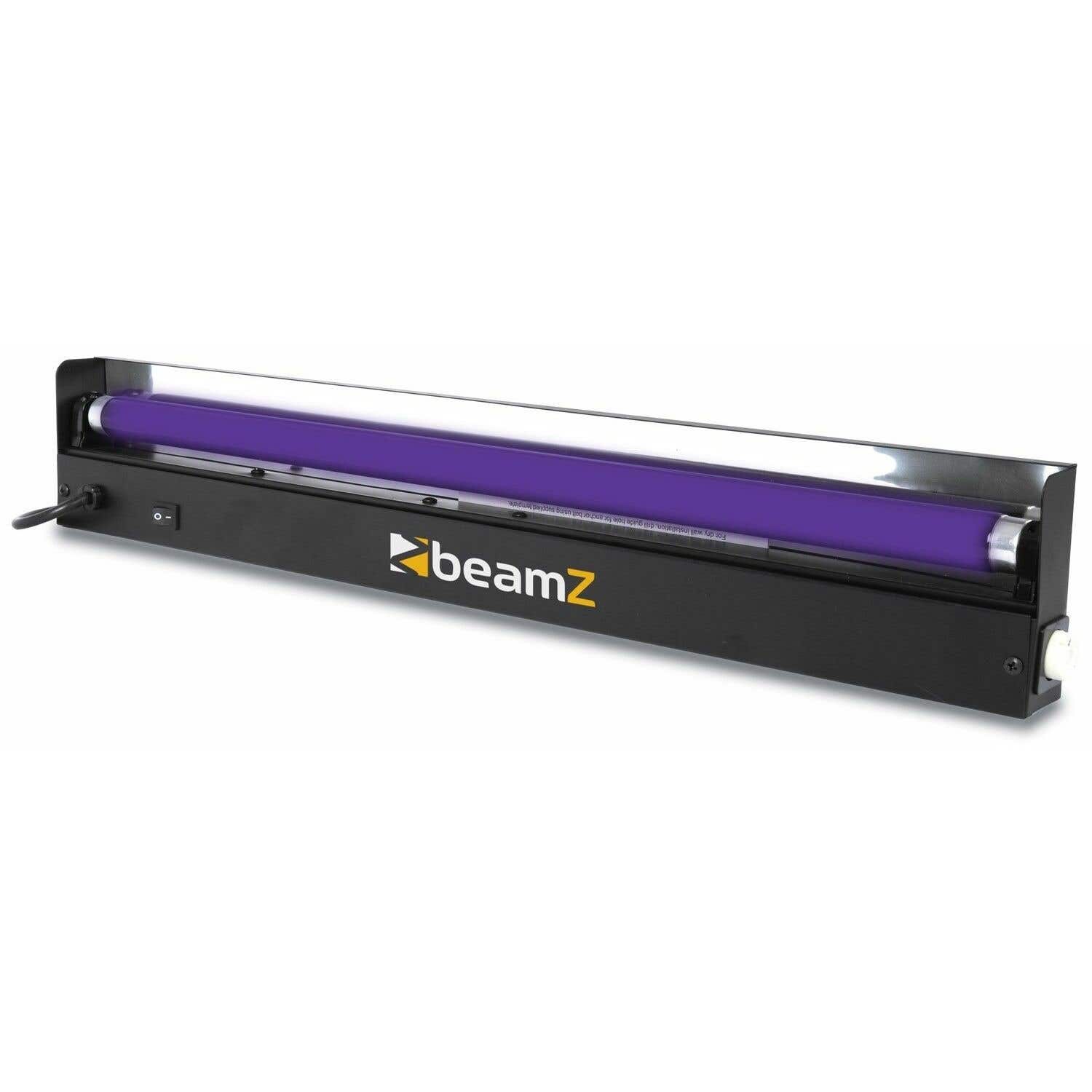 BeamZ Blacklight / UV TL buis 60cm met armatuur | BeamZ