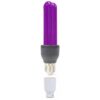 BeamZ Blacklight UV spaarlamp 25W met E27 fitting en bajonet adapter | BeamZ