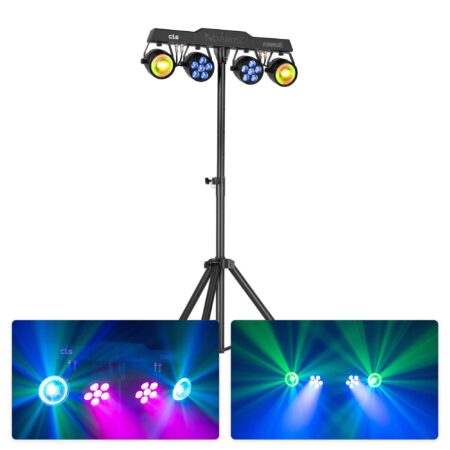 BeamZ CLS Neso9 Party Bar - Alles-in-een partyset met 2x RGBW LED par | BeamZ