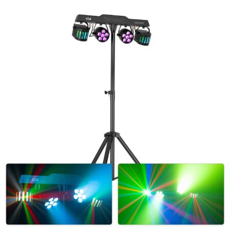 BeamZ CLS Orcus Party Bar - Alles-in-een partyset met 2x RGBW LED par | BeamZ