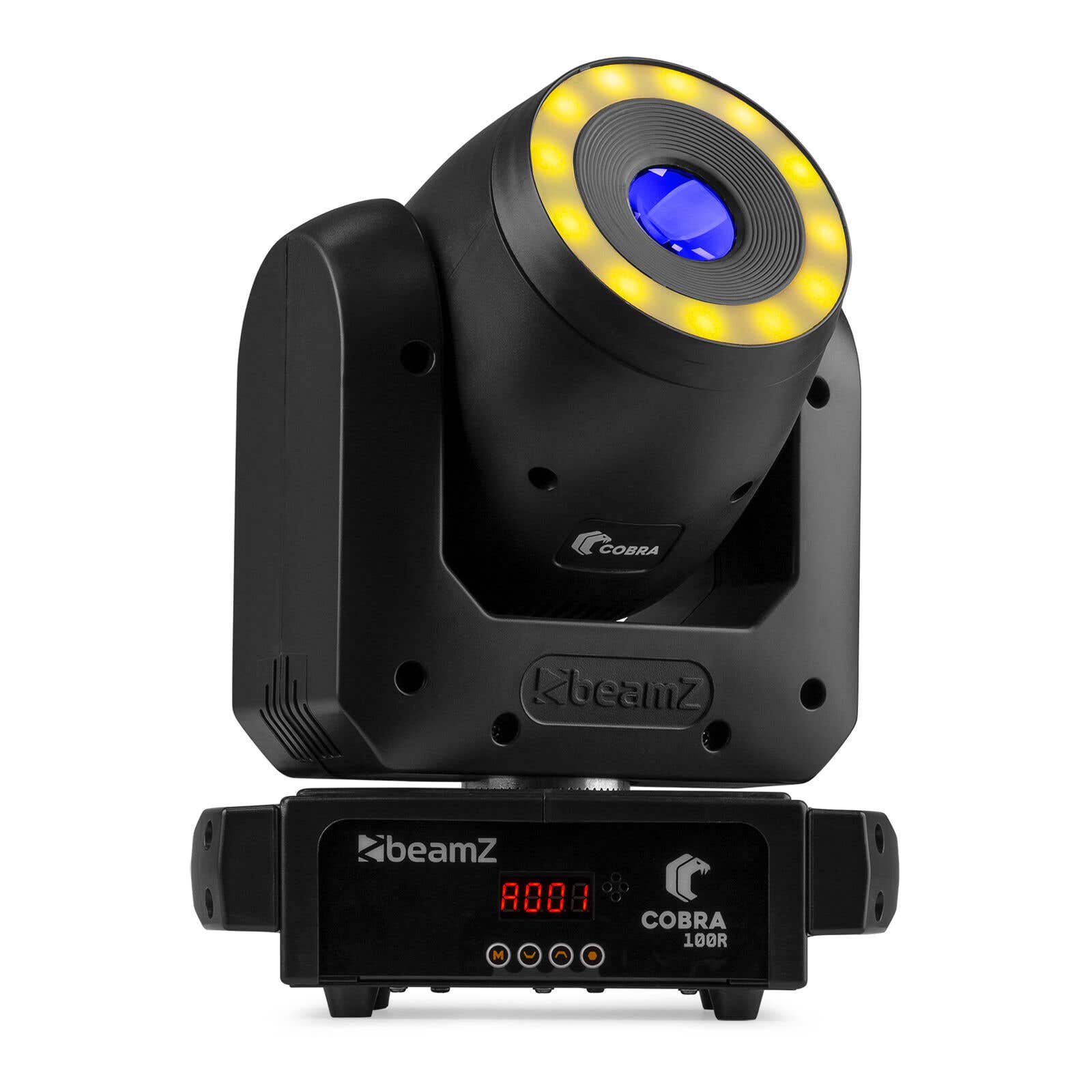 BeamZ Cobra 100R spot 100 Watt Moving Head met RGB LED Ring | BeamZ