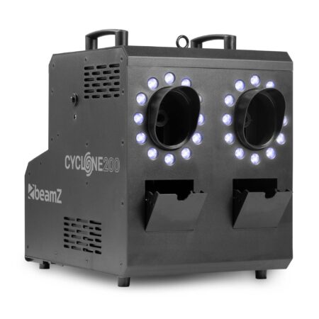 BeamZ Cyclone200 Rook- en bellenblaasmachine combi - Met lichteffecten | BeamZ