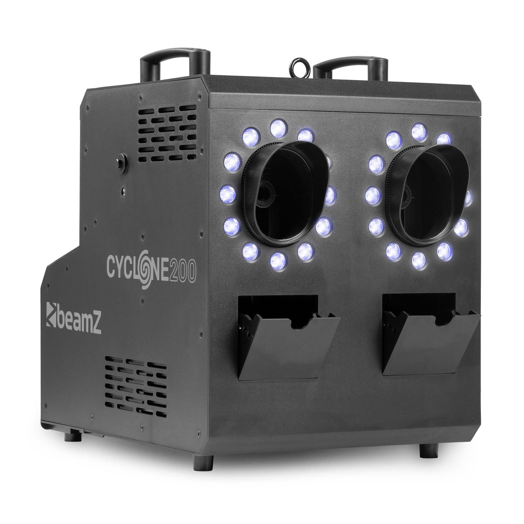 BeamZ Cyclone200 Rook- en bellenblaasmachine combi - Met lichteffecten | BeamZ