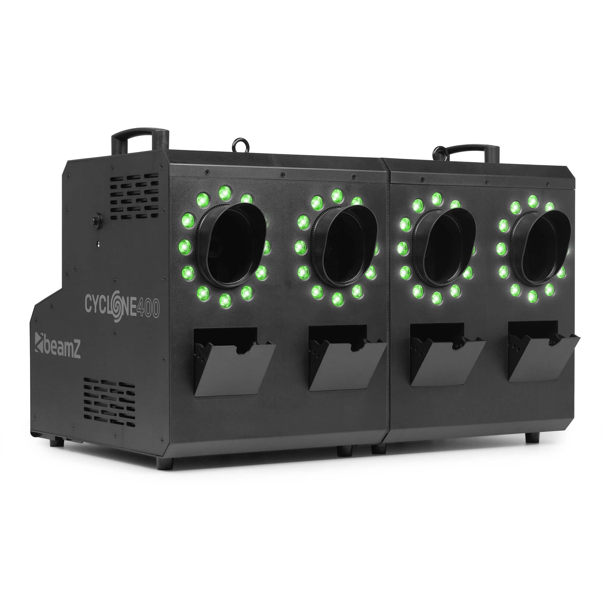 BeamZ Cyclone400 Rook- en bellenblaasmachine combi - Met lichteffecten | BeamZ