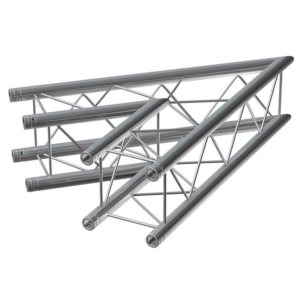 BeamZ Deco Truss P24-C19 vierkante truss 45° 2-weg hoek | BeamZ Professional