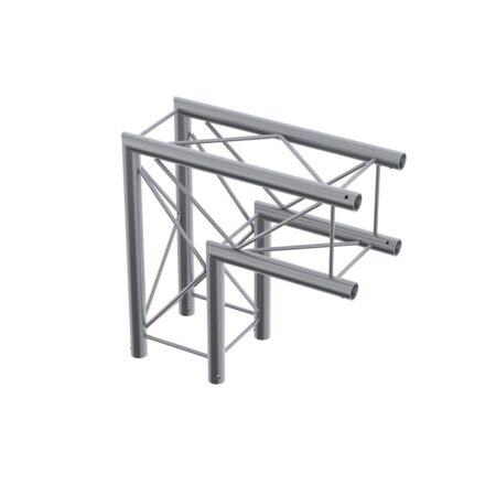 BeamZ Deco Truss P24-C21 vierkante truss 90° 2-weg hoek | BeamZ Professional