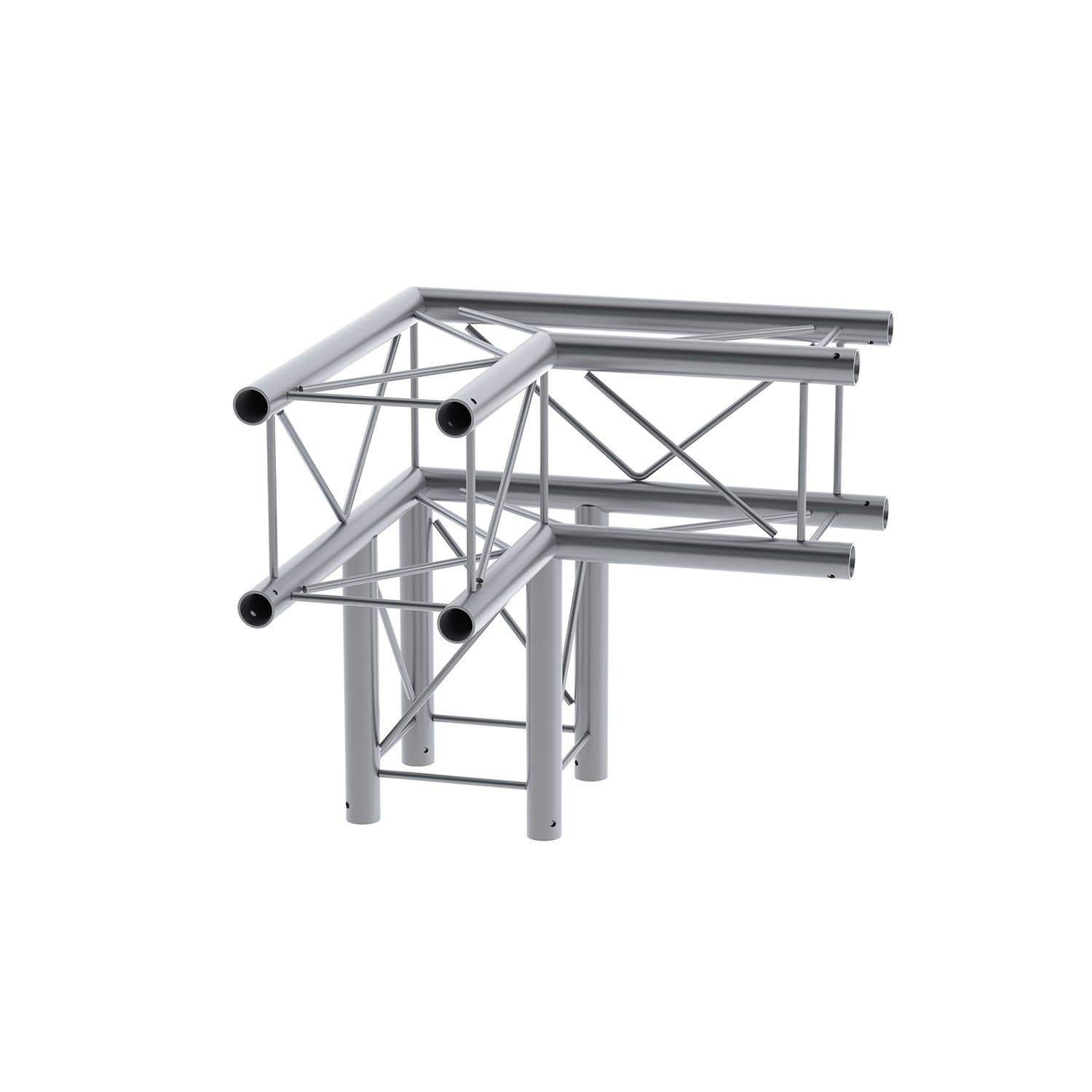 BeamZ Deco Truss P24-C30 vierkante truss 90° 3-weg hoek | BeamZ Professional