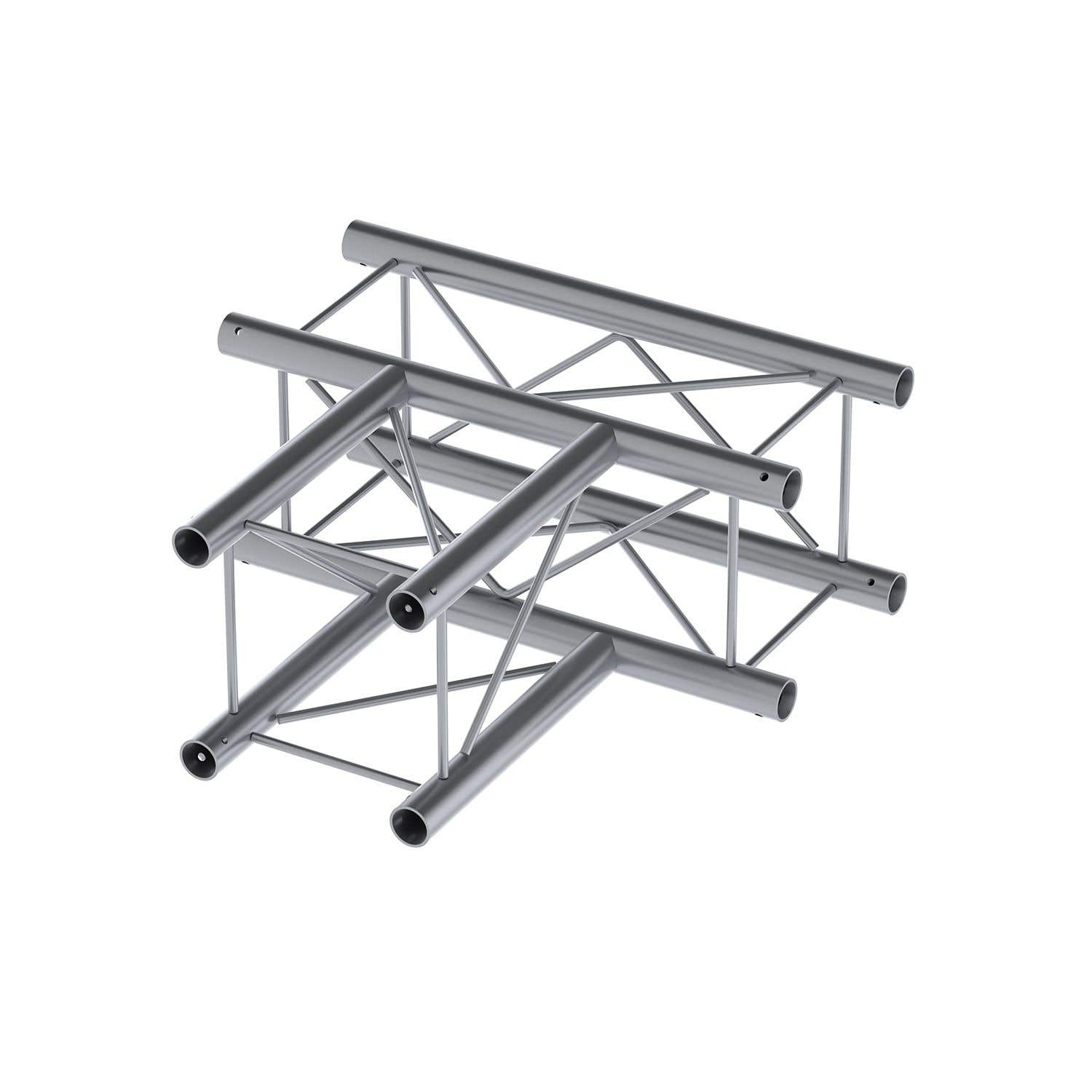 BeamZ Deco Truss P24-T35 vierkante truss T-stuk 3-weg | BeamZ Professional