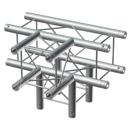 BeamZ Deco Truss P24-T42 vierkante truss T-stuk 4-weg | BeamZ Professional