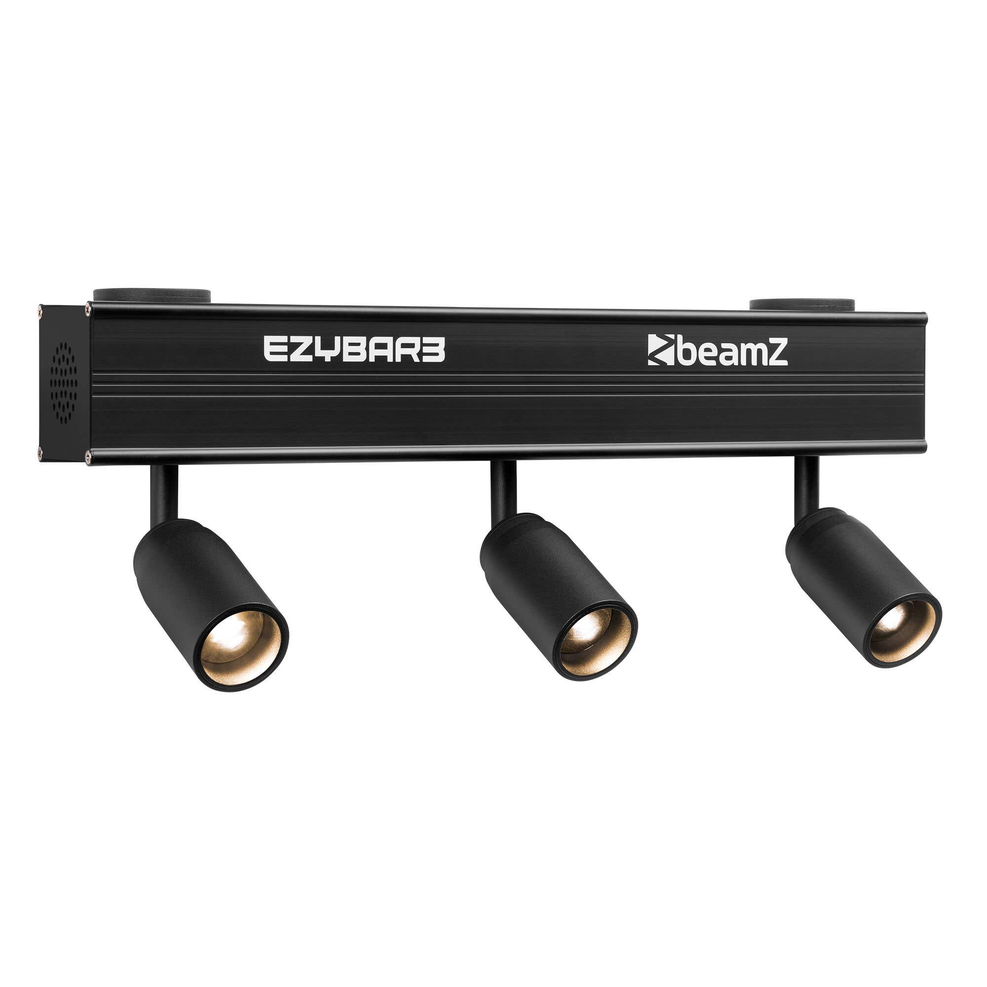 BeamZ EZYBar3 LED bar op accu - LED bar met 3 draaibare 10W LED-spots | BeamZ