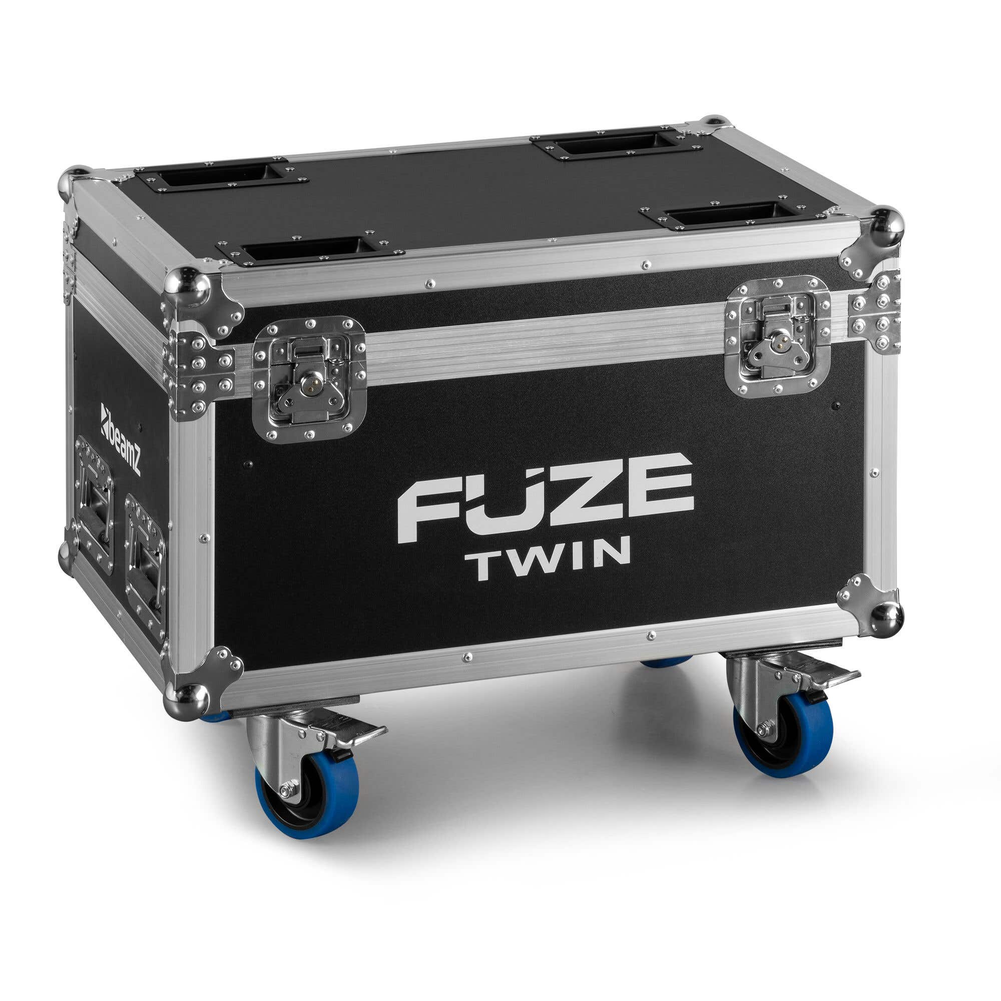 BeamZ FCFTB Flightcase voor 2 Fuze Twin moving head bars | BeamZ