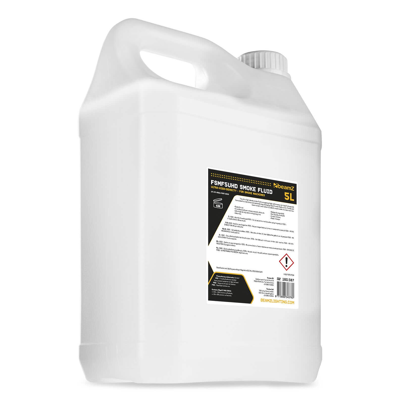 BeamZ FSMF5UHD - rookvloeistof Ultra-High-Density - 5 liter | BeamZ