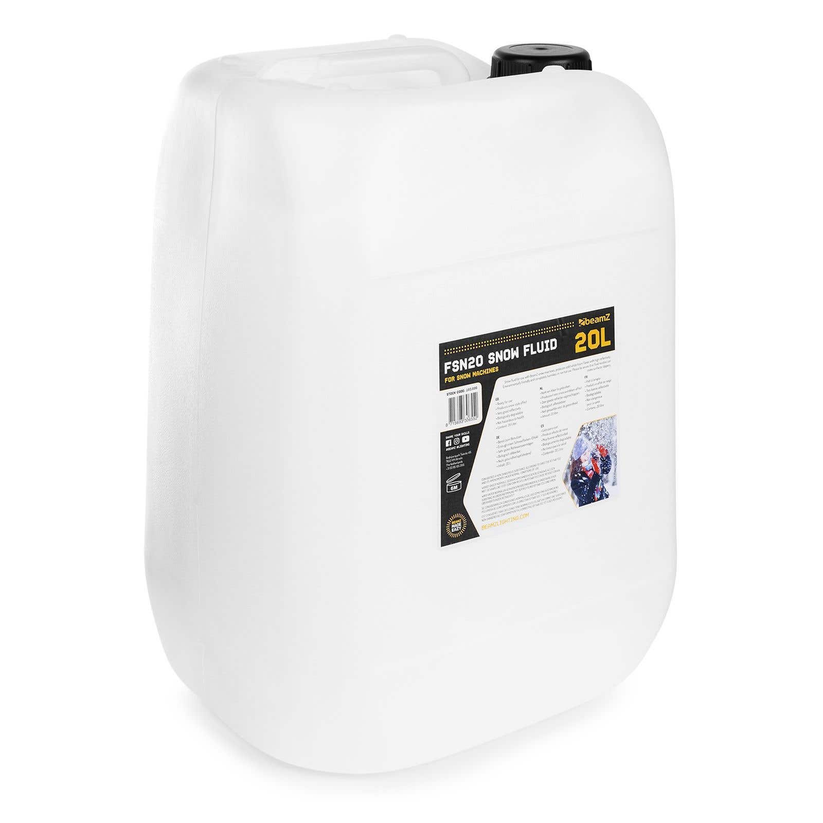 BeamZ FSN20 sneeuwvloeistof voor sneeuwmachines - 20 liter | BeamZ