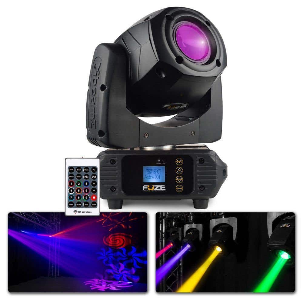 BeamZ FUZE75S Spot moving head met 75W LED | BeamZ