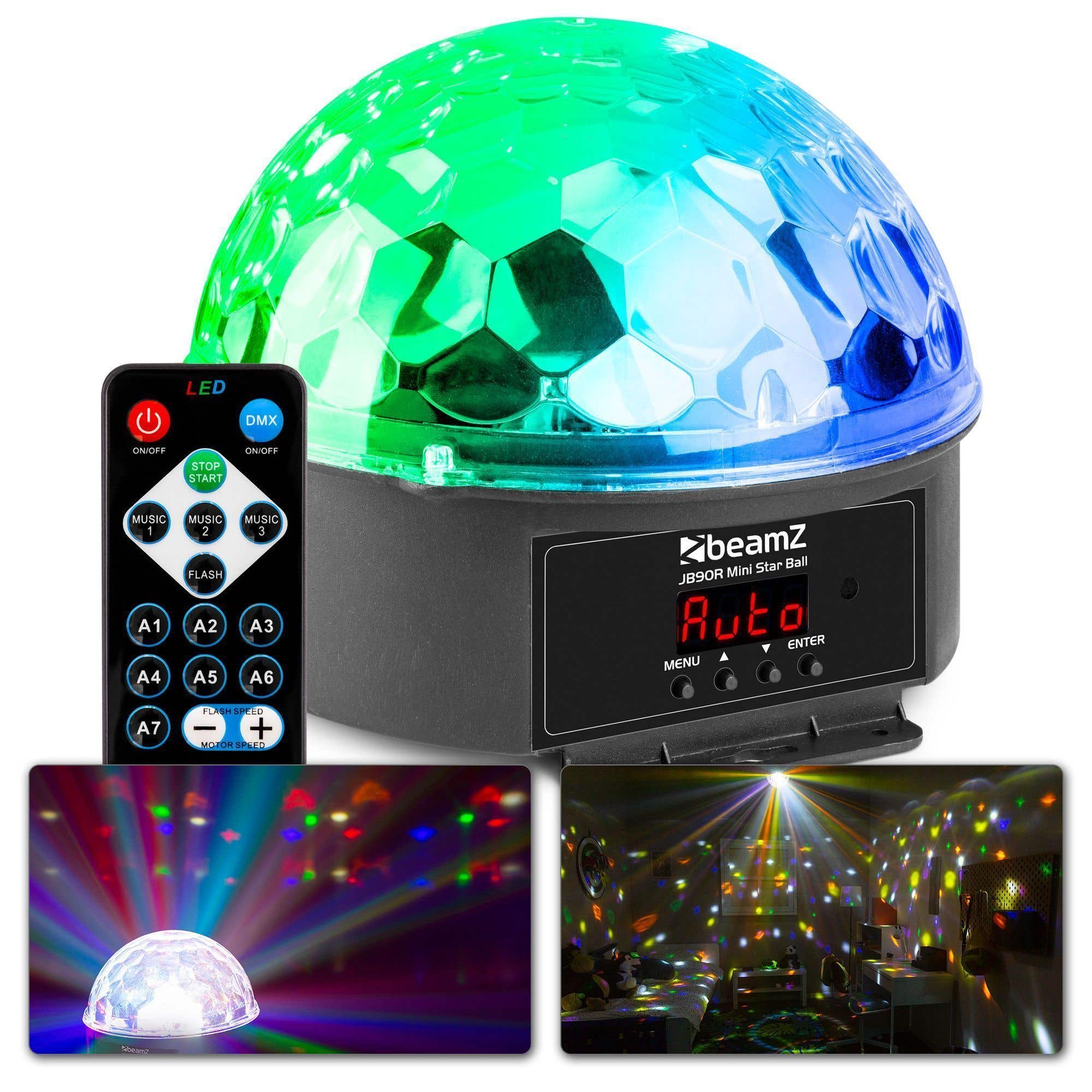 BeamZ JB90R Mini Star Ball LED discobal lichteffect | BeamZ