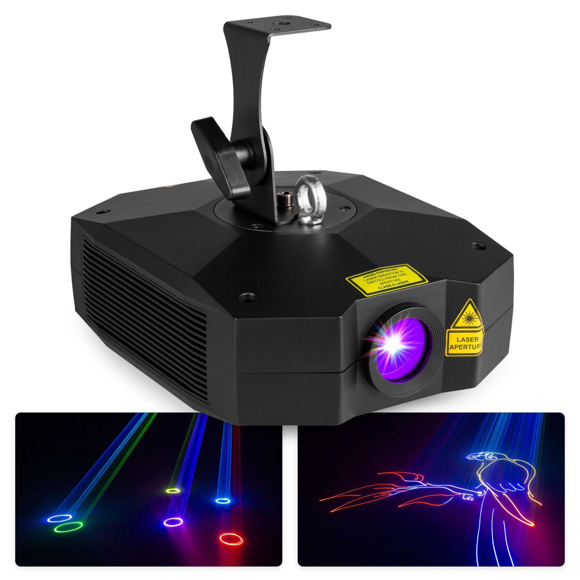 BeamZ Leda RGB animatie laser - Met 100 geïntegreerde animaties - 1