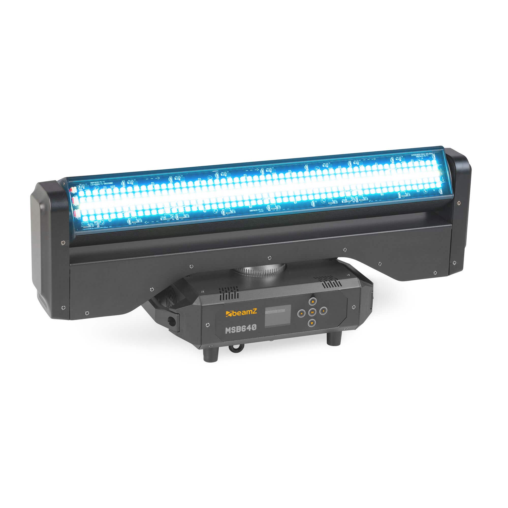 BeamZ MSB640 dubbelzijdige moving bar - LED bar met RGBW LED's - 720° | BeamZ