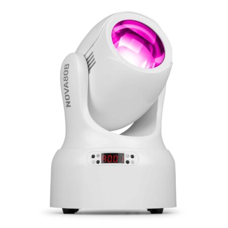 BeamZ NOVA80B-WH beam moving head met prisma - 7 kleuren en 7 gobo's - | BeamZ