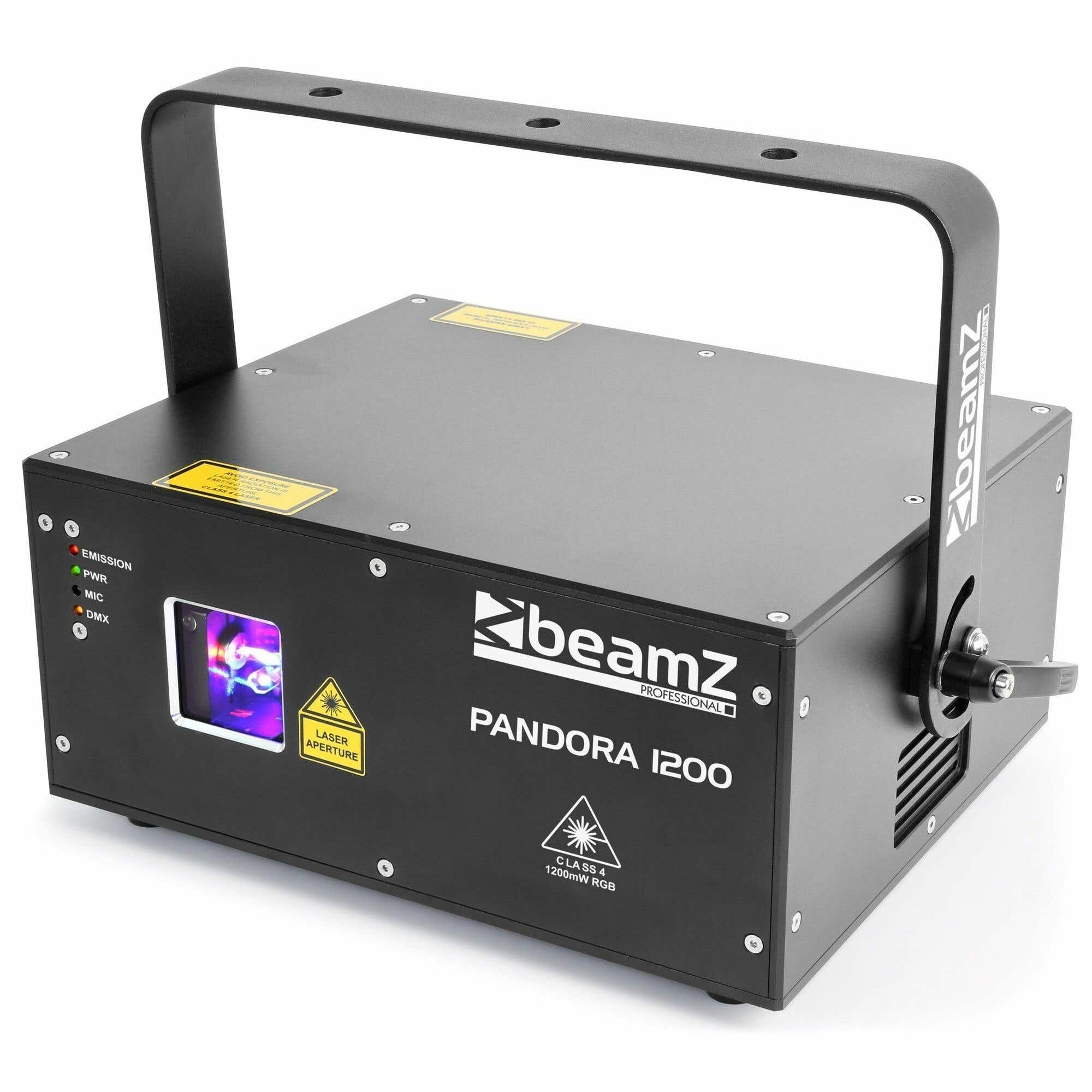 BeamZ Pandora 1200 TTL RGB Laser 1.2W met ILDA | BeamZ Professional