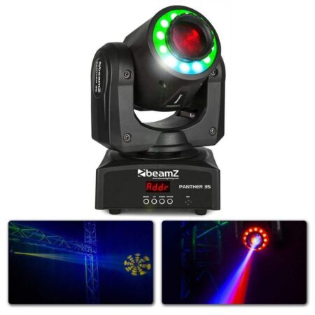 BeamZ Panther 35 Moving Head met LED ring en 35W LED | BeamZ