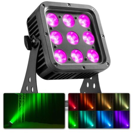 BeamZ Pro StarColor72 outdoor LED floodlight - 9x 8W RGBW | BeamZ Professional