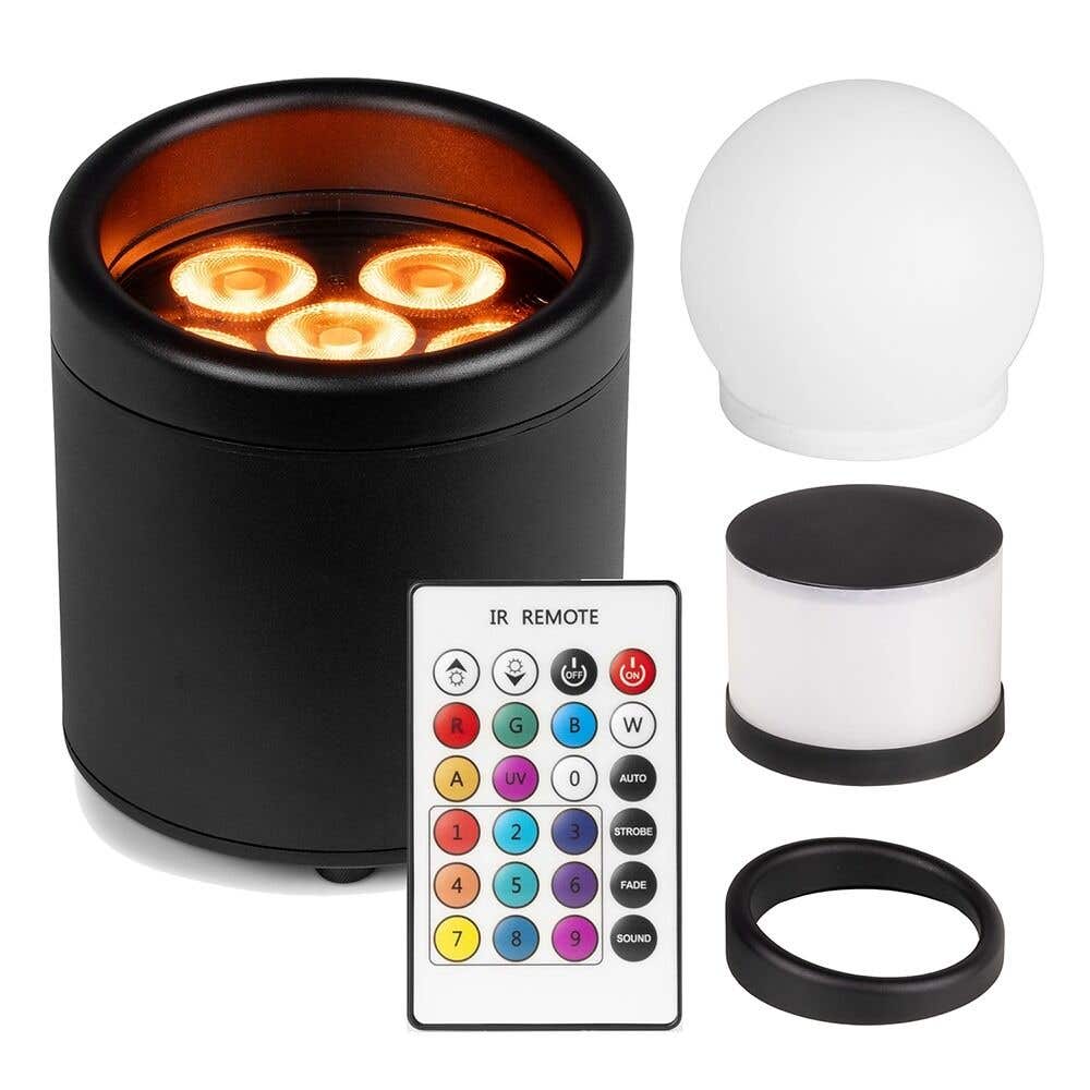 BeamZ Professional Helios accu uplight - IP65 Waterdicht - Met | BeamZ Professional