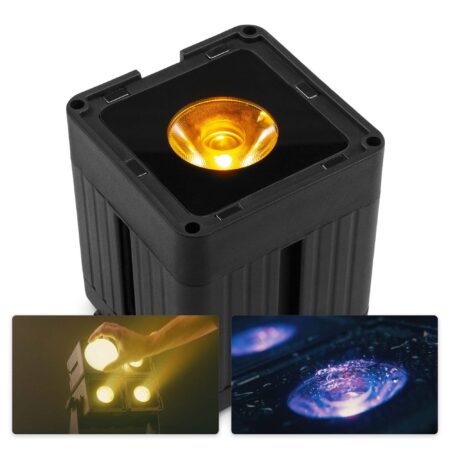 BeamZ Professional KUBE20BK - IP65 - RGBWA-UV - Uplight op accu voor | BeamZ Professional