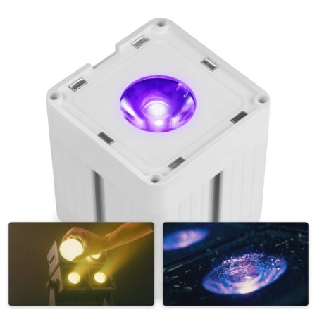 BeamZ Professional KUBE20WH - IP65 - RGBWA-UV - Uplight op accu voor | BeamZ Professional