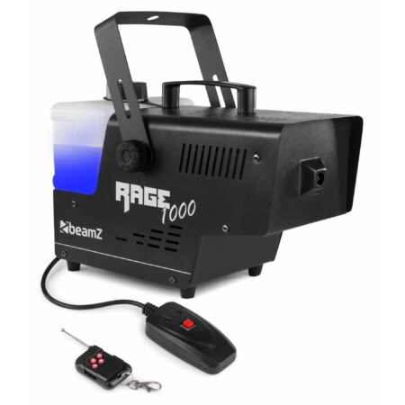 BeamZ RAGE1000 rookmachine met draadloze afstandsbediening | BeamZ