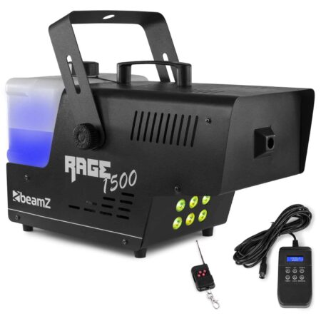 BeamZ RAGE1500LED rookmachine met draadloze afstandsbediening | BeamZ