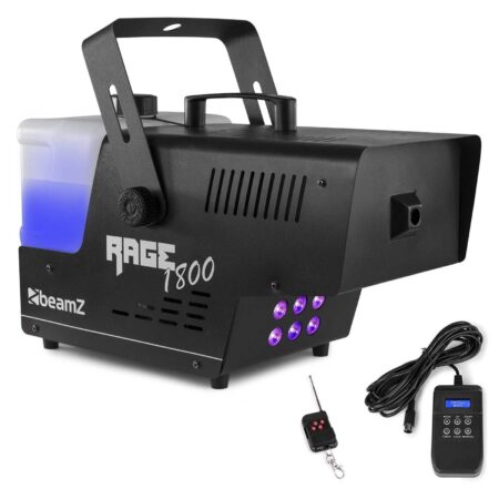 BeamZ RAGE1800LED rookmachine met draadloze afstandsbediening | BeamZ