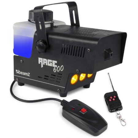 BeamZ RAGE600LED rookmachine 'Flame' 600W met draadloze | BeamZ