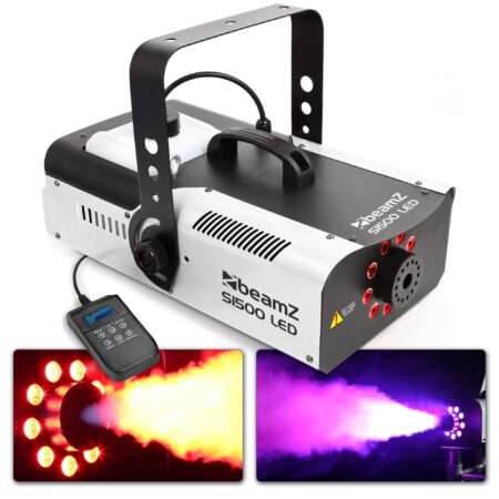 BeamZ S1500LED rookmachine met DMX en LED's - 1500 watt | BeamZ