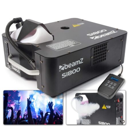 BeamZ S1800 DMX rookmachine - horizontaal / verticaal | BeamZ