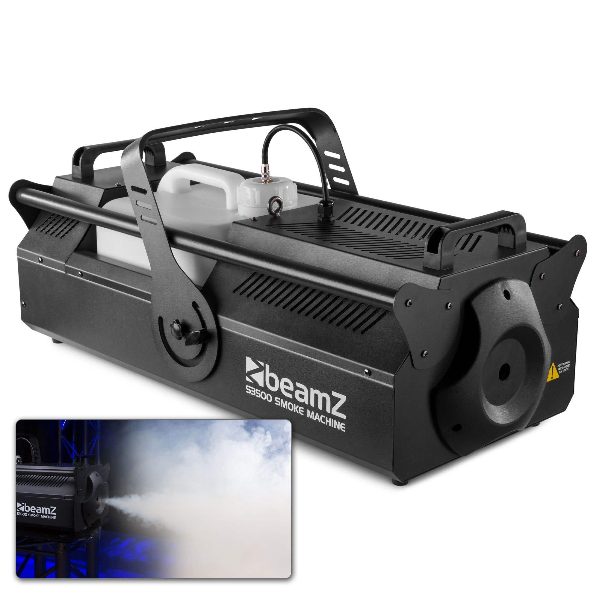 BeamZ S3500 rookmachine 3500W met DMX en draadloze afstandsbediening | BeamZ