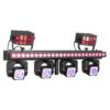 BeamZ ShowBar GO Ultra - Moving head bar met 4 moving heads - Met LED | BeamZ